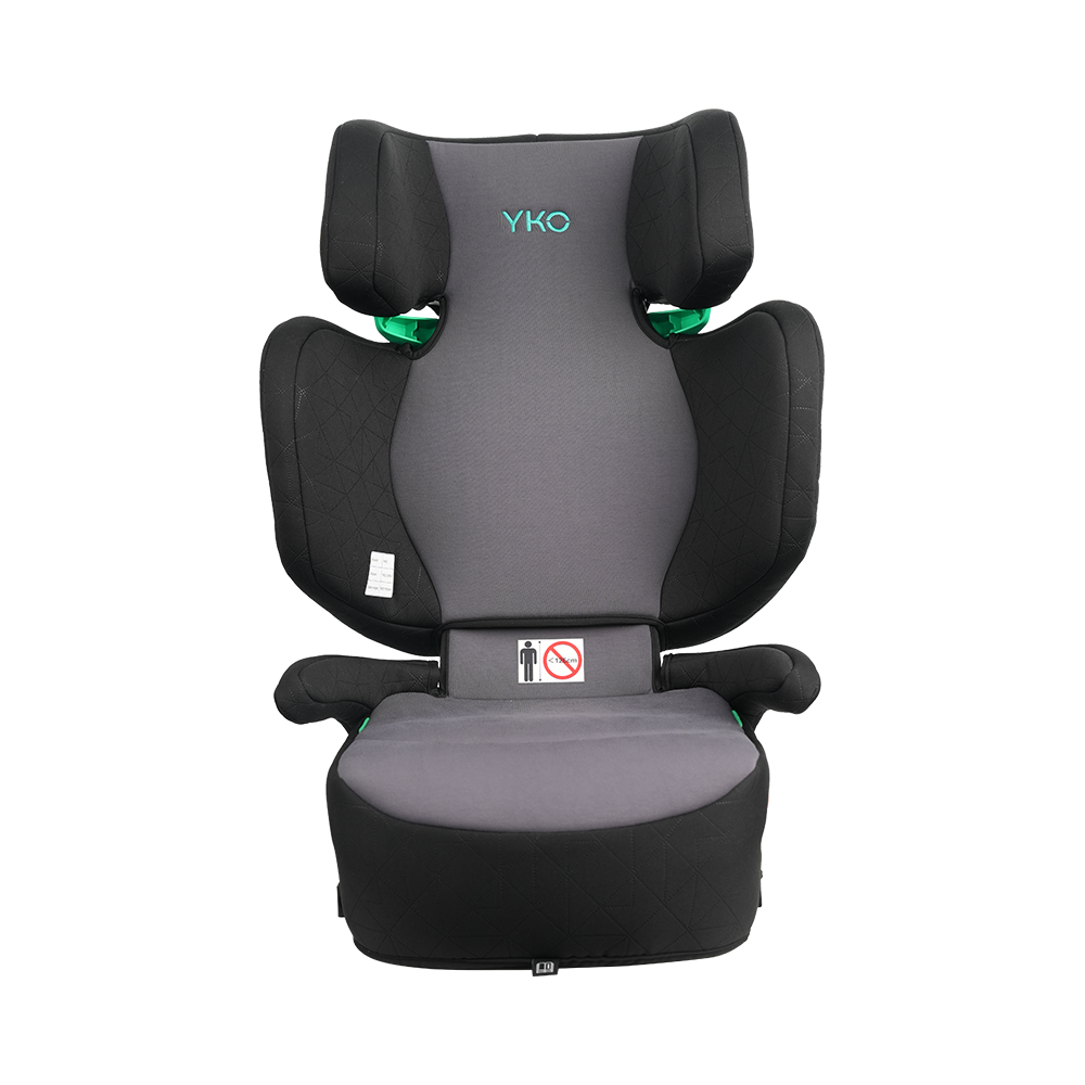 Asiento elevador para automóvil para bebé con respaldo alto