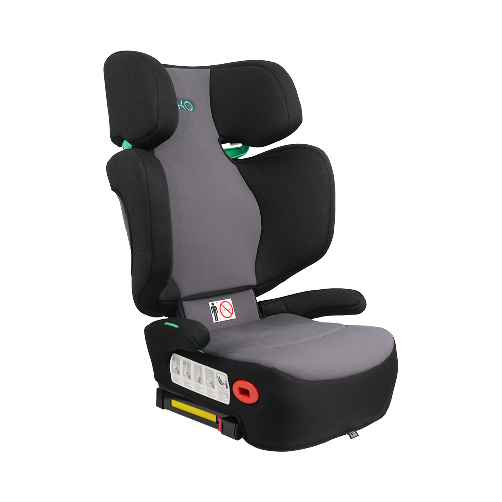 Asiento elevador para automóvil para bebé con respaldo alto