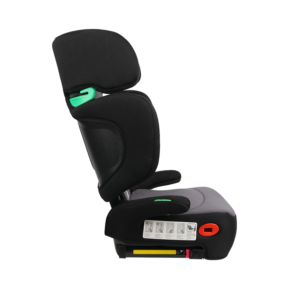 Asiento elevador para automóvil para bebé con respaldo alto
