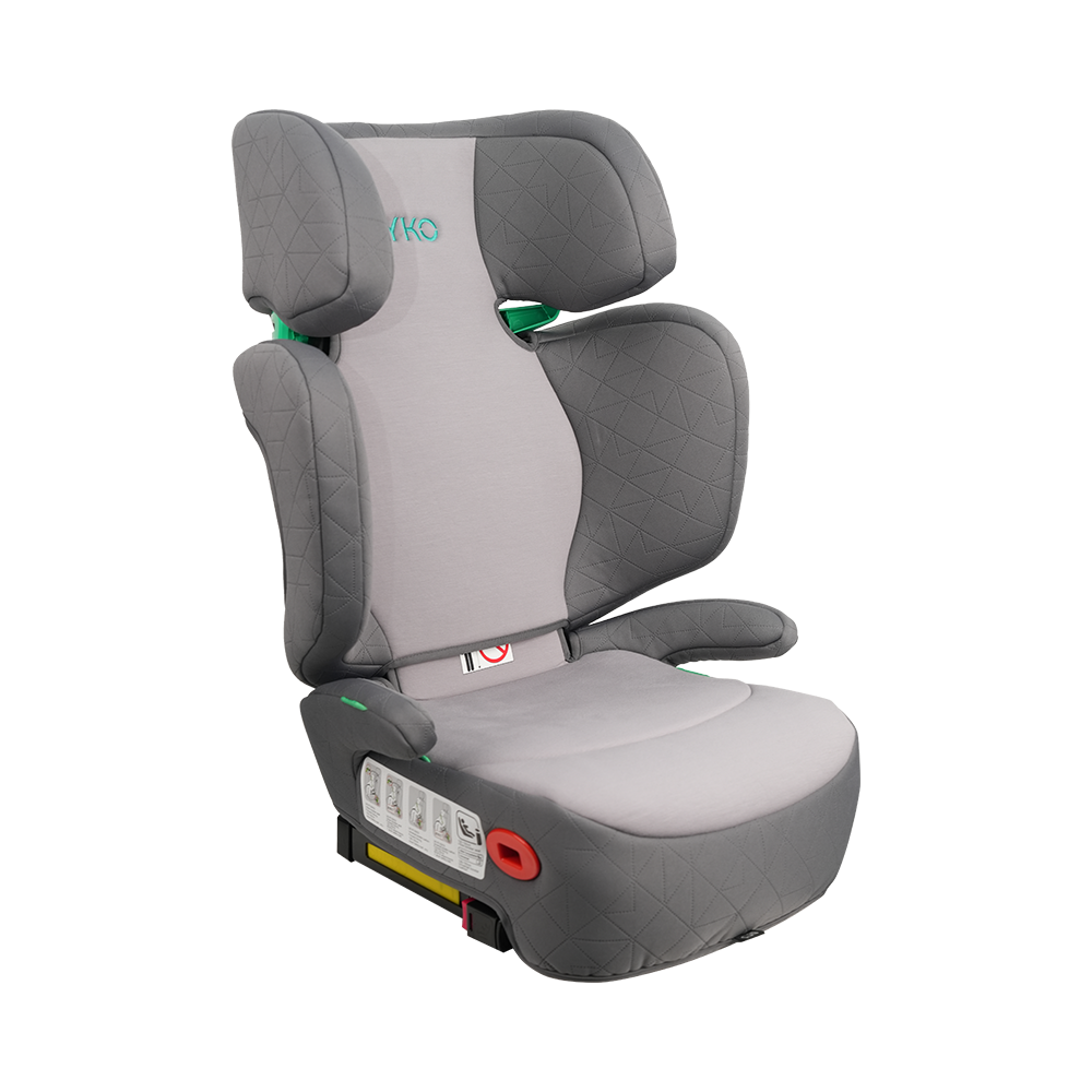 Asiento elevador para automóvil para bebé con respaldo alto