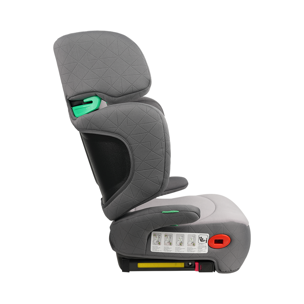 Asiento elevador para automóvil para bebé con respaldo alto