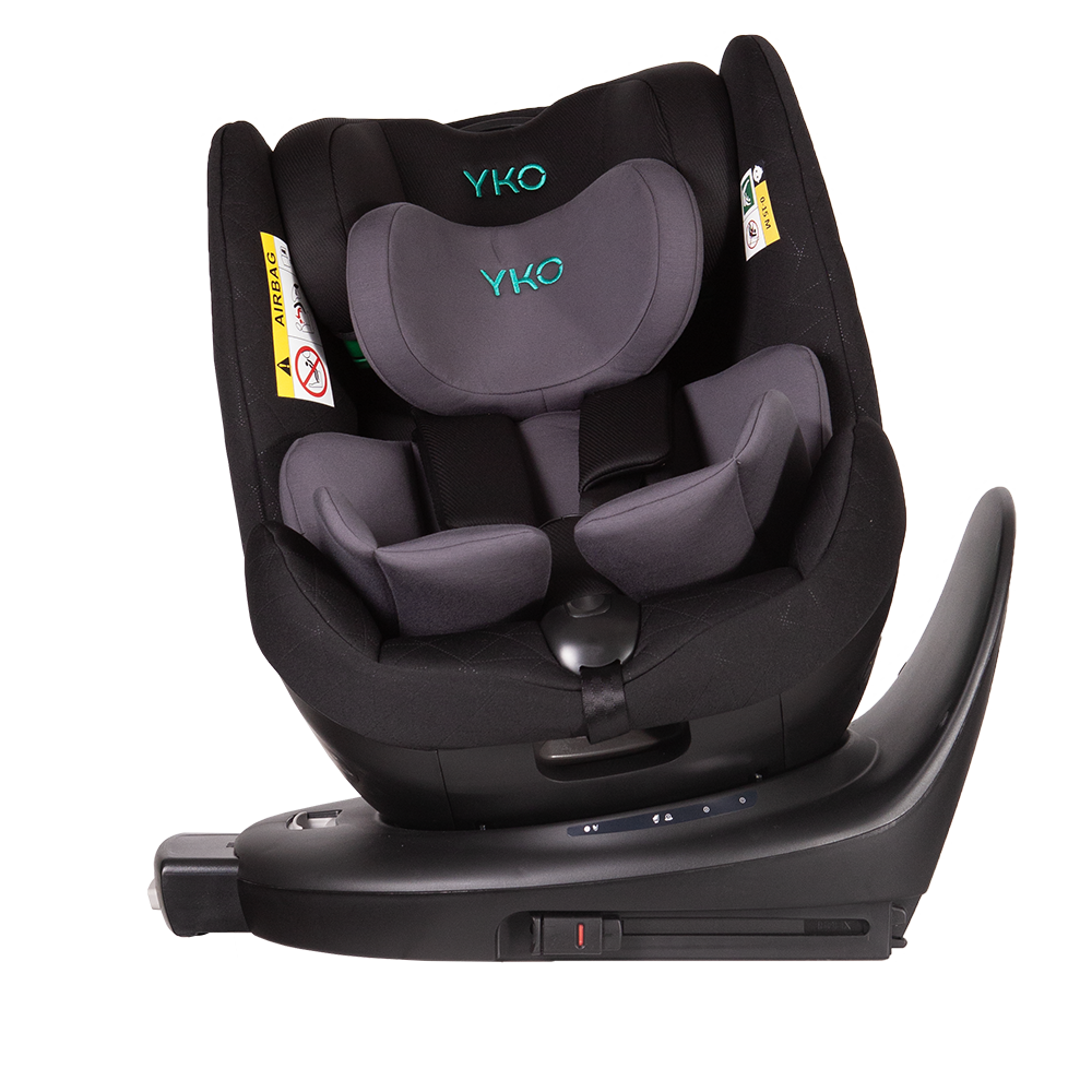Asiento de coche convertible para niños pequeños orientado hacia atrás