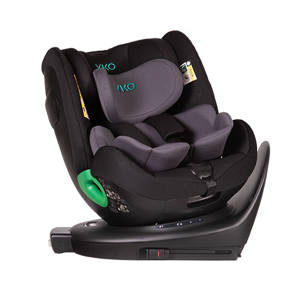 Asiento de coche convertible para niños pequeños orientado hacia atrás