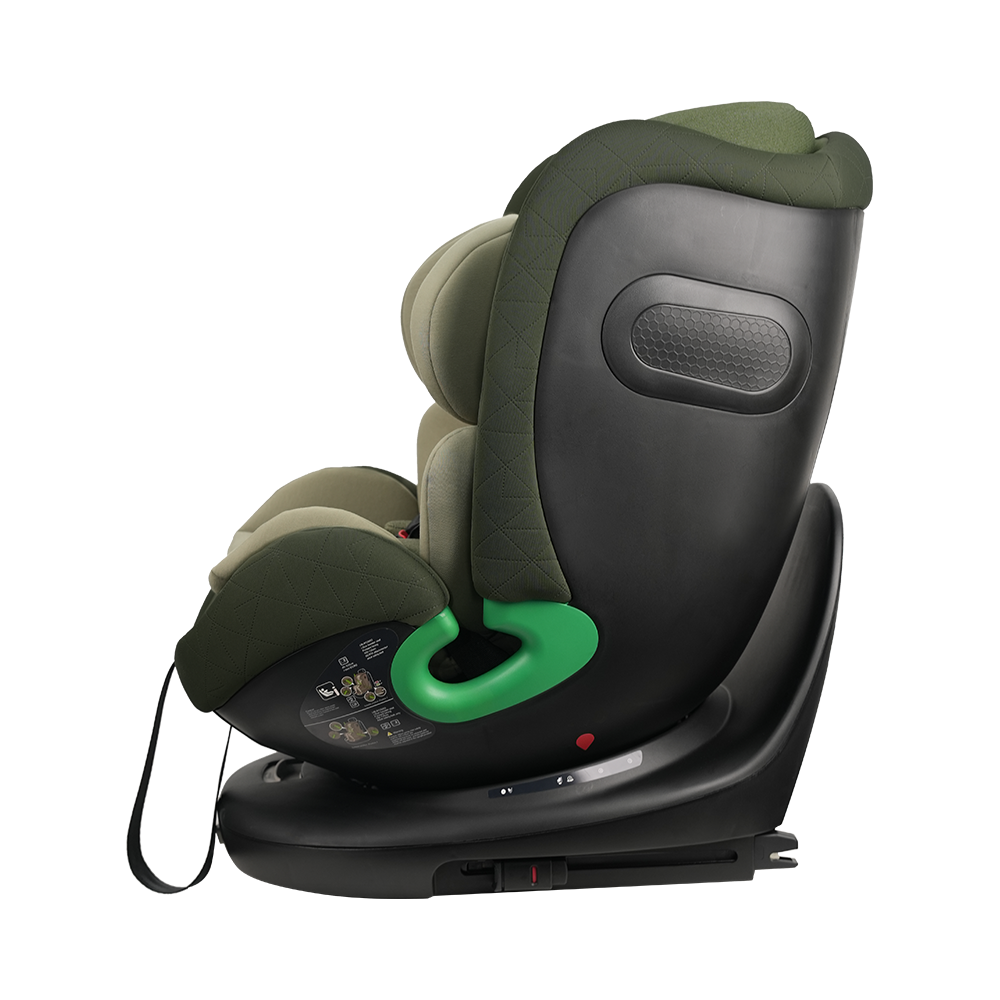 Asiento de coche convertible para niños pequeños orientado hacia atrás