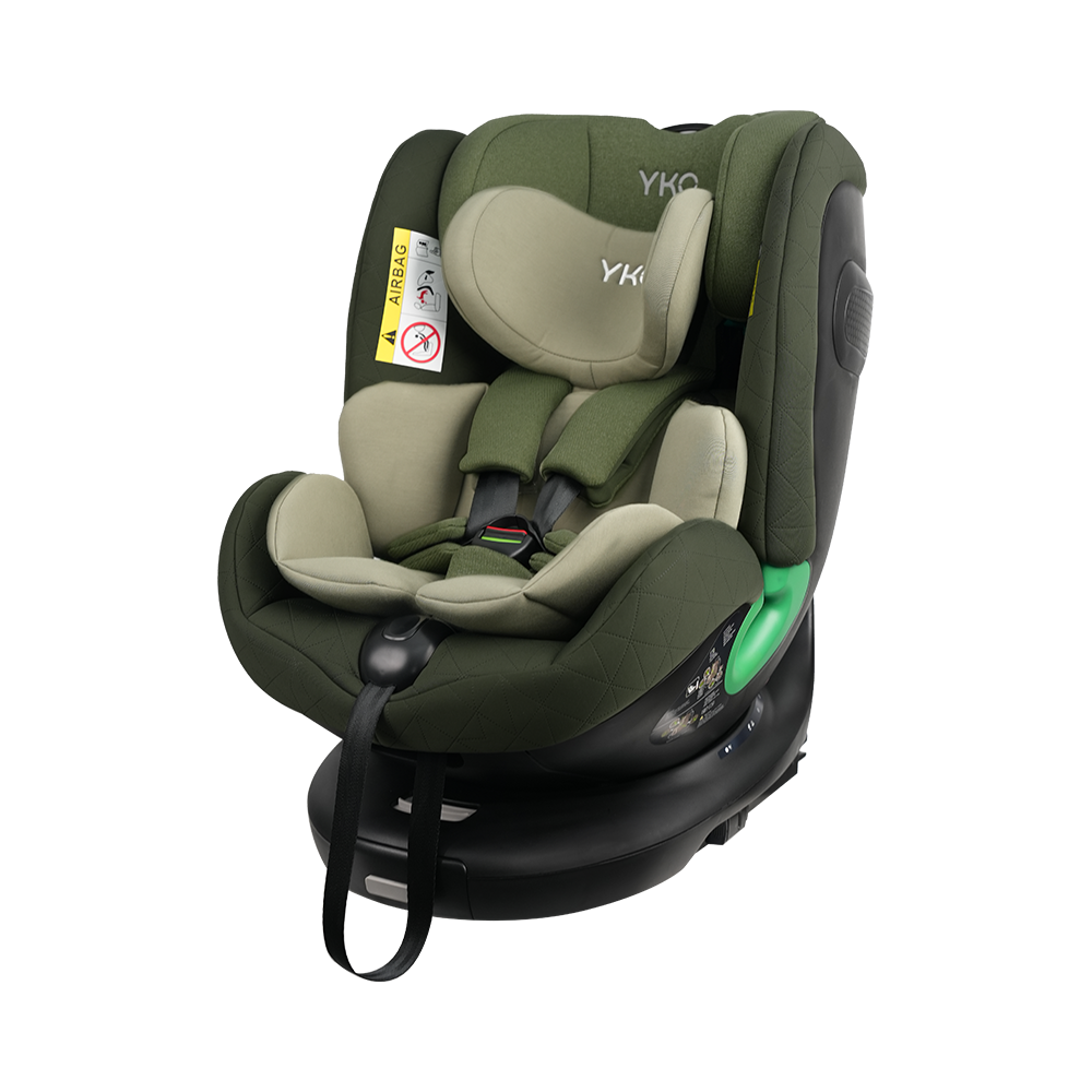 Asiento de coche convertible para niños pequeños orientado hacia atrás