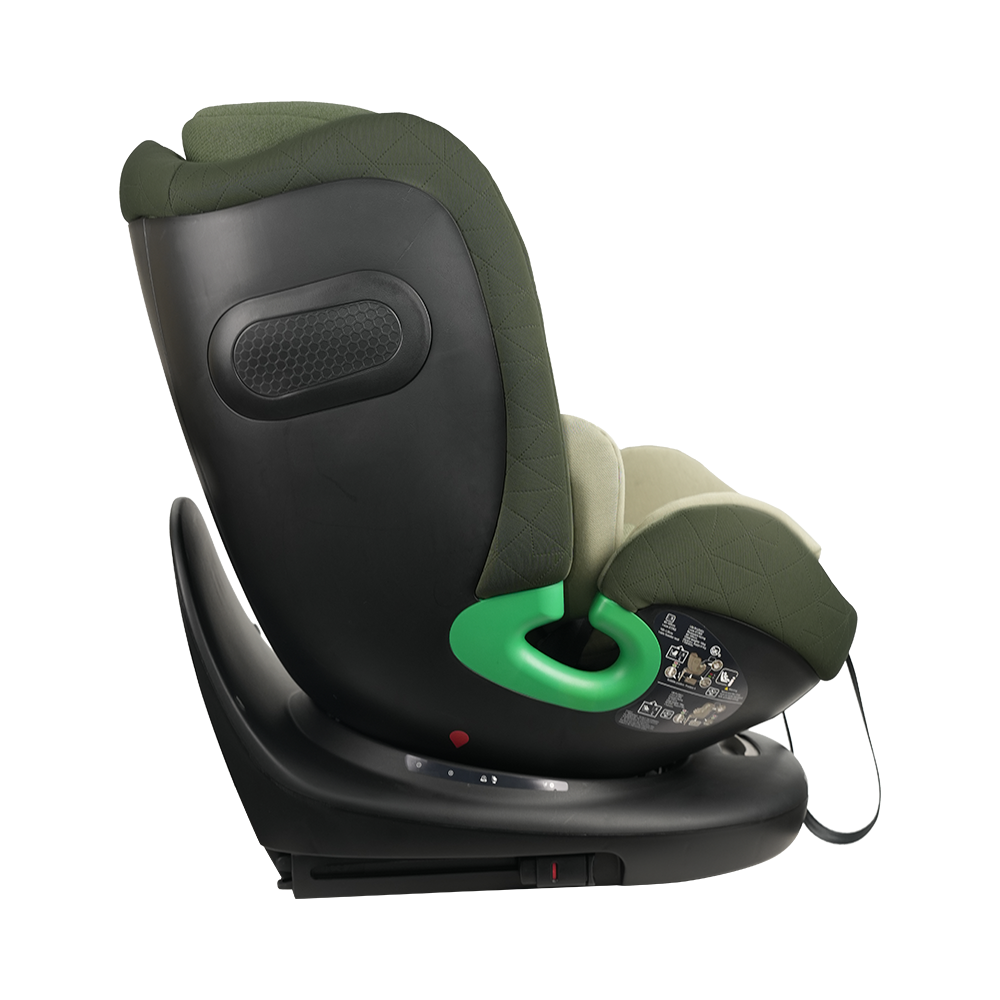 Asiento de coche convertible para niños pequeños orientado hacia atrás