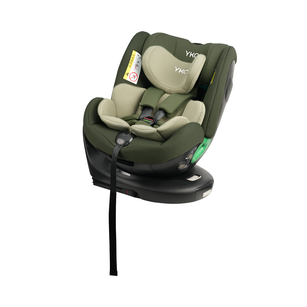 Asiento de coche convertible para niños pequeños orientado hacia atrás