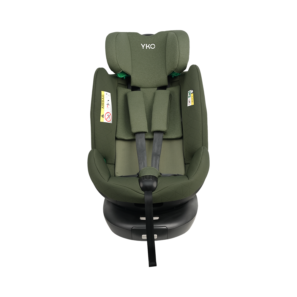 Asiento de coche convertible para niños pequeños orientado hacia atrás