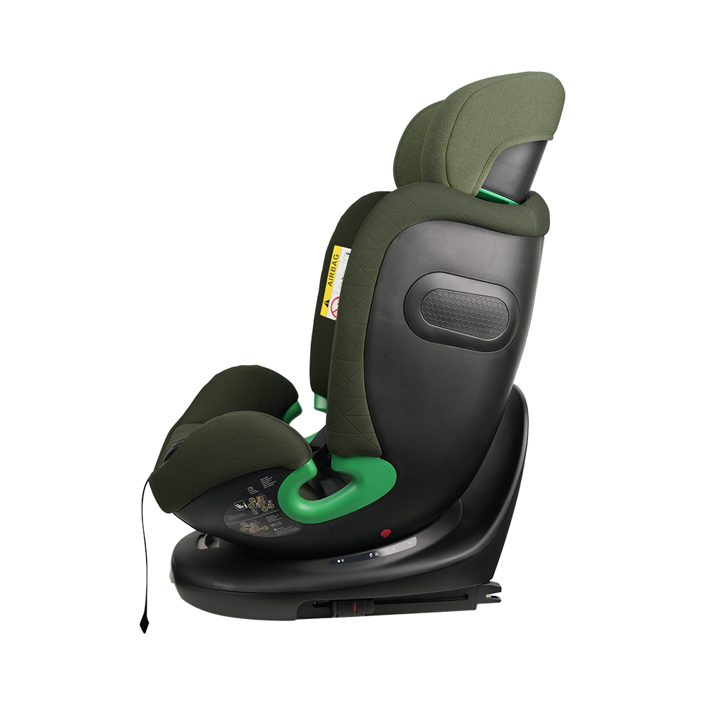 Asiento de coche convertible para niños pequeños orientado hacia atrás