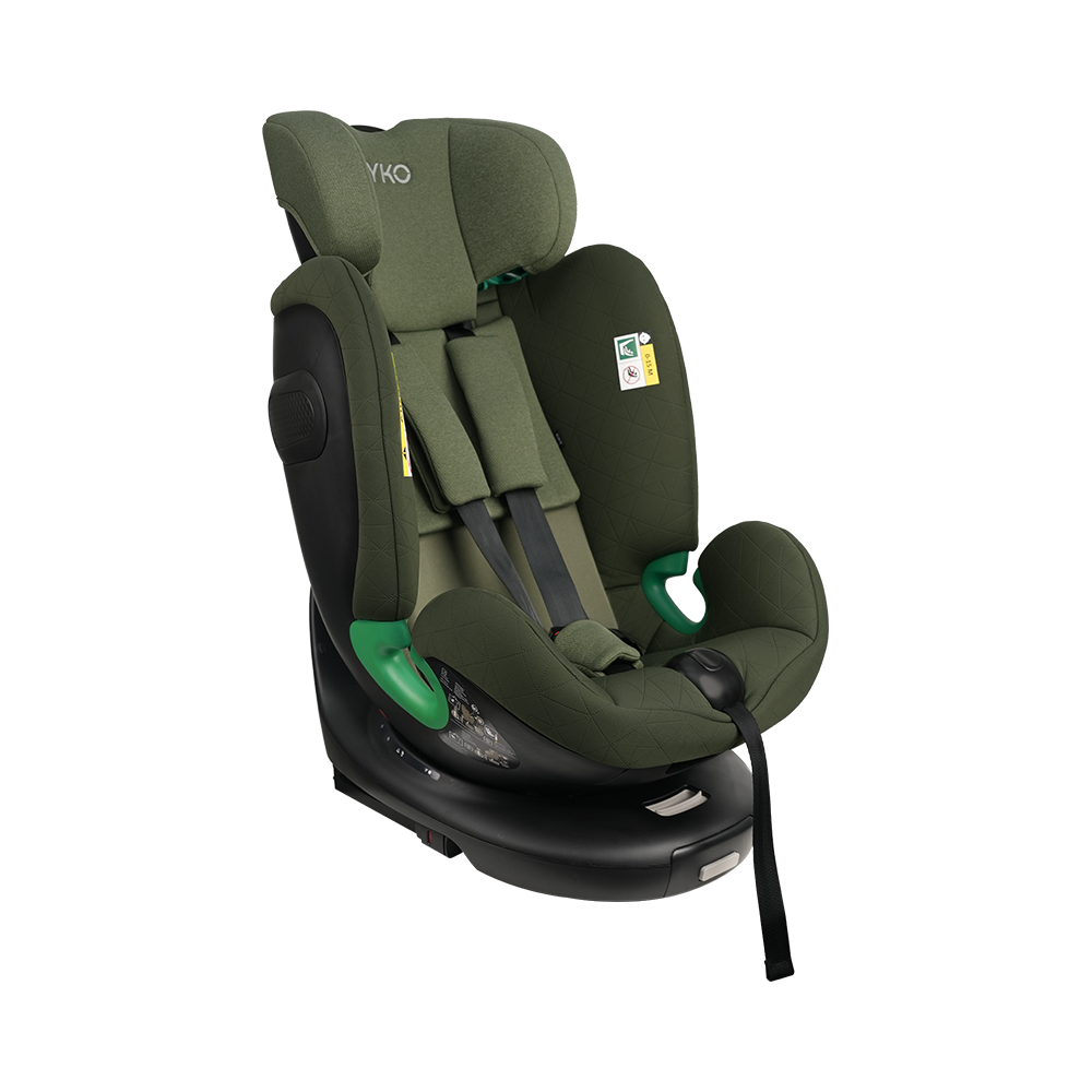 Asiento de coche convertible para niños pequeños orientado hacia atrás