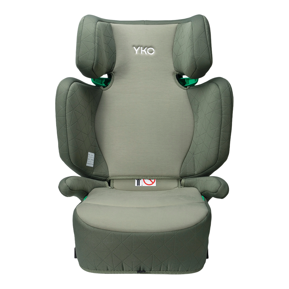 Asiento elevador para automóvil para bebé con respaldo alto
