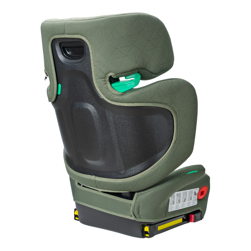 Asiento elevador para automóvil para bebé con respaldo alto
