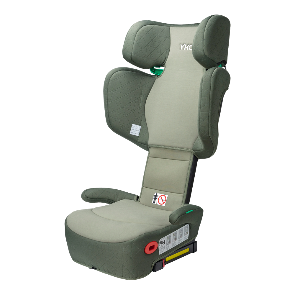 Asiento elevador para automóvil para bebé con respaldo alto