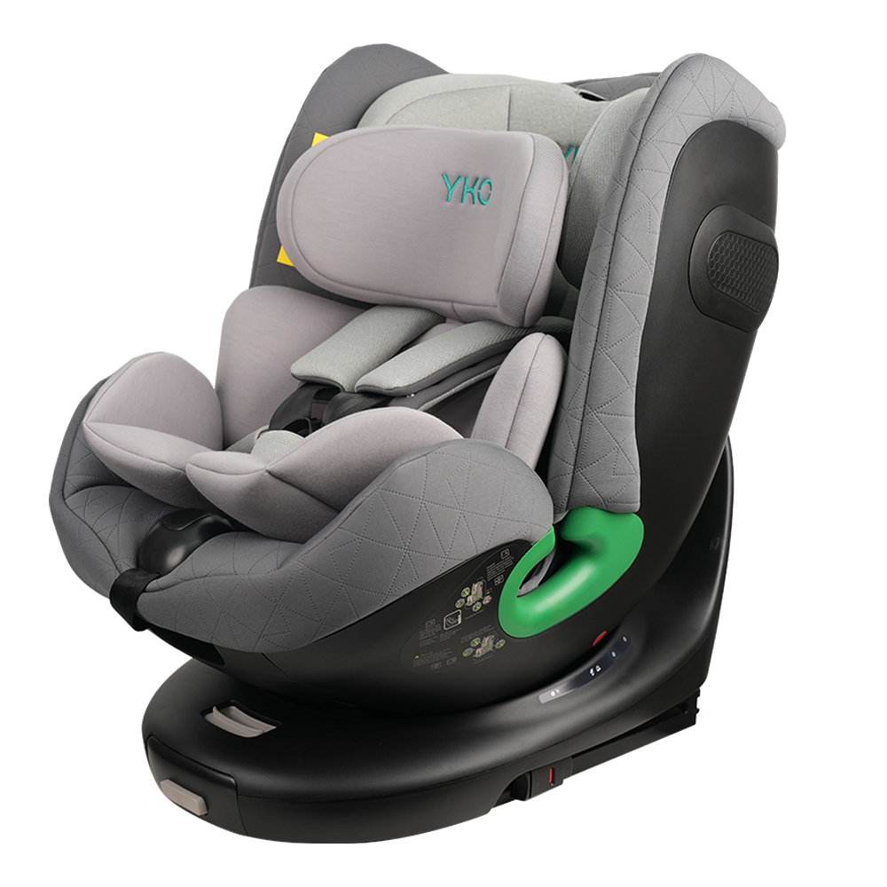 Asiento de coche convertible para niños pequeños orientado hacia atrás