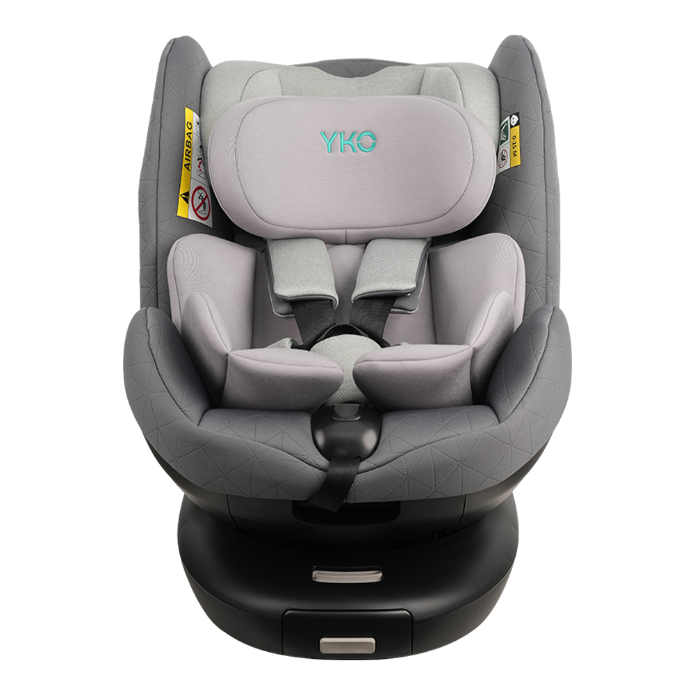 Asiento de coche convertible para niños pequeños orientado hacia atrás