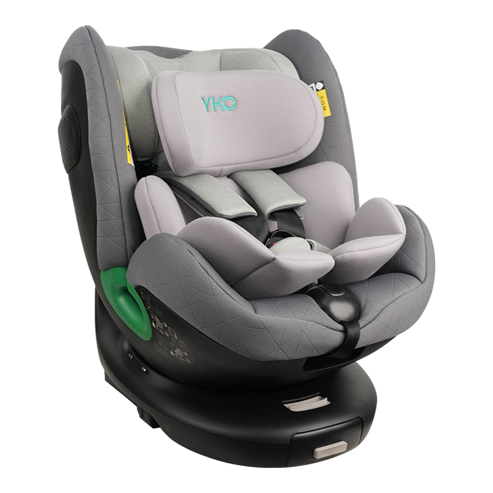Asiento de coche convertible para niños pequeños orientado hacia atrás