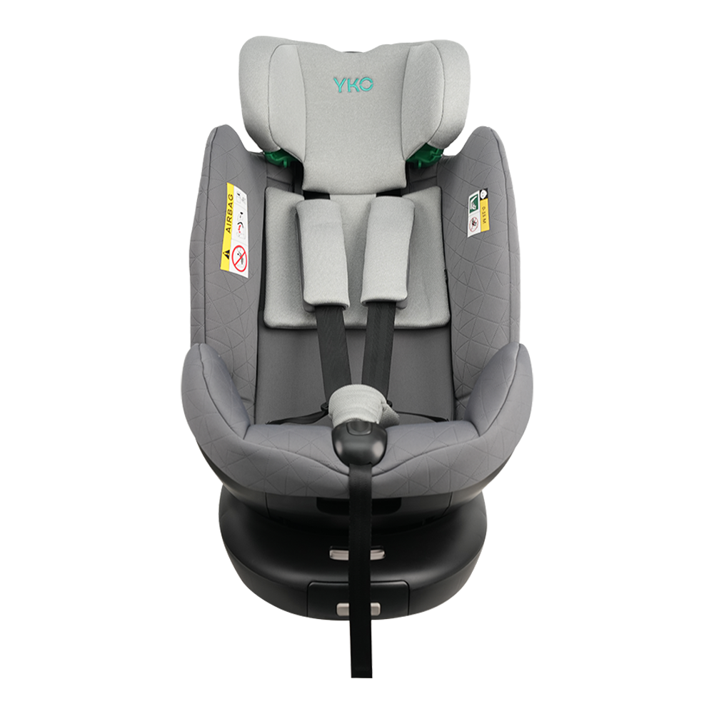 Asiento de coche convertible para niños pequeños orientado hacia atrás