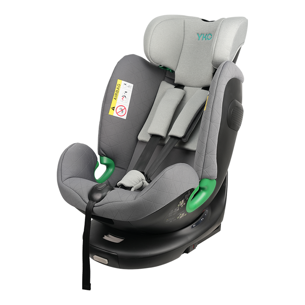 Asiento de coche convertible para niños pequeños orientado hacia atrás