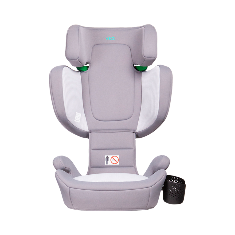 Asiento elevador convertible con respaldo alto