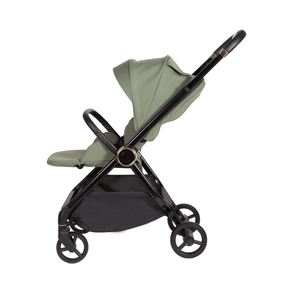 Cochecito reversible con pliegue bidireccional