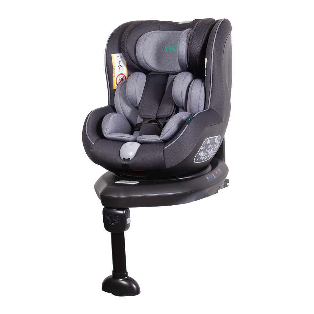 Asiento de coche para niños pequeños con rotación de 360 grados