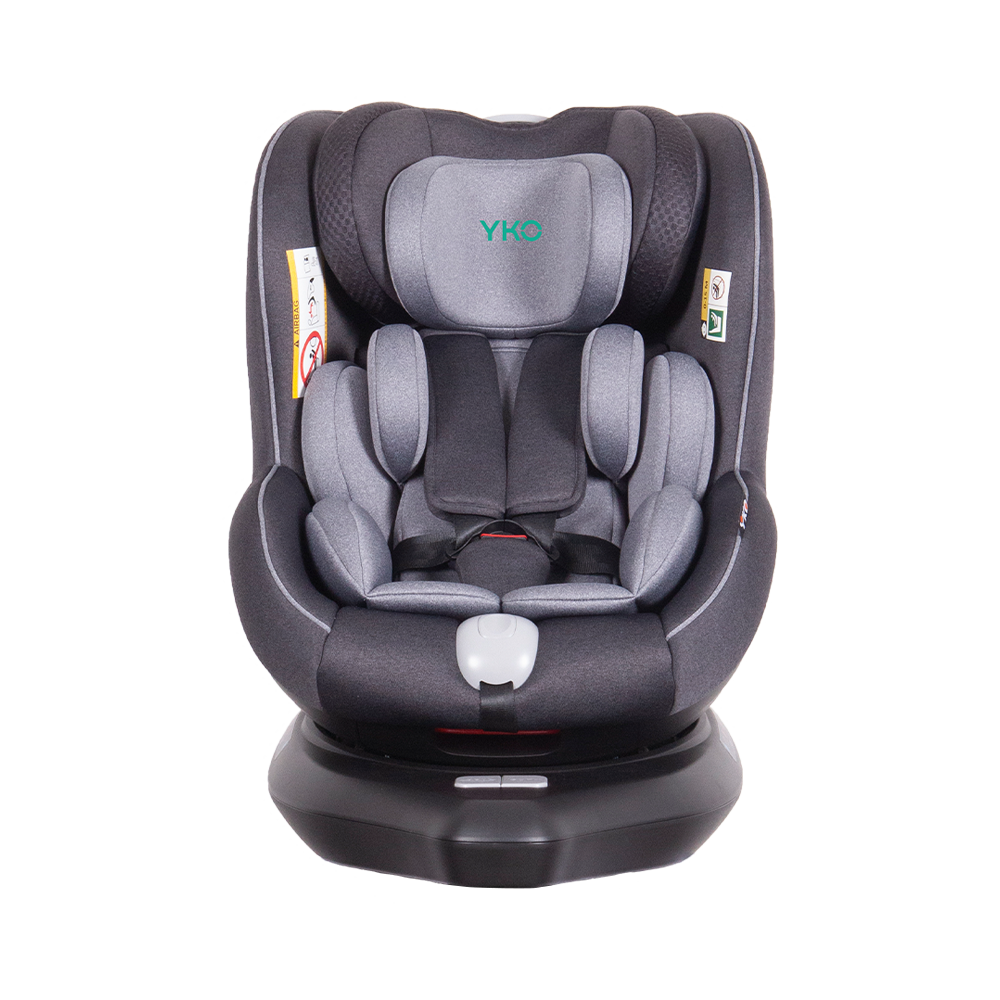 Asiento de coche para niños pequeños con rotación de 360 grados