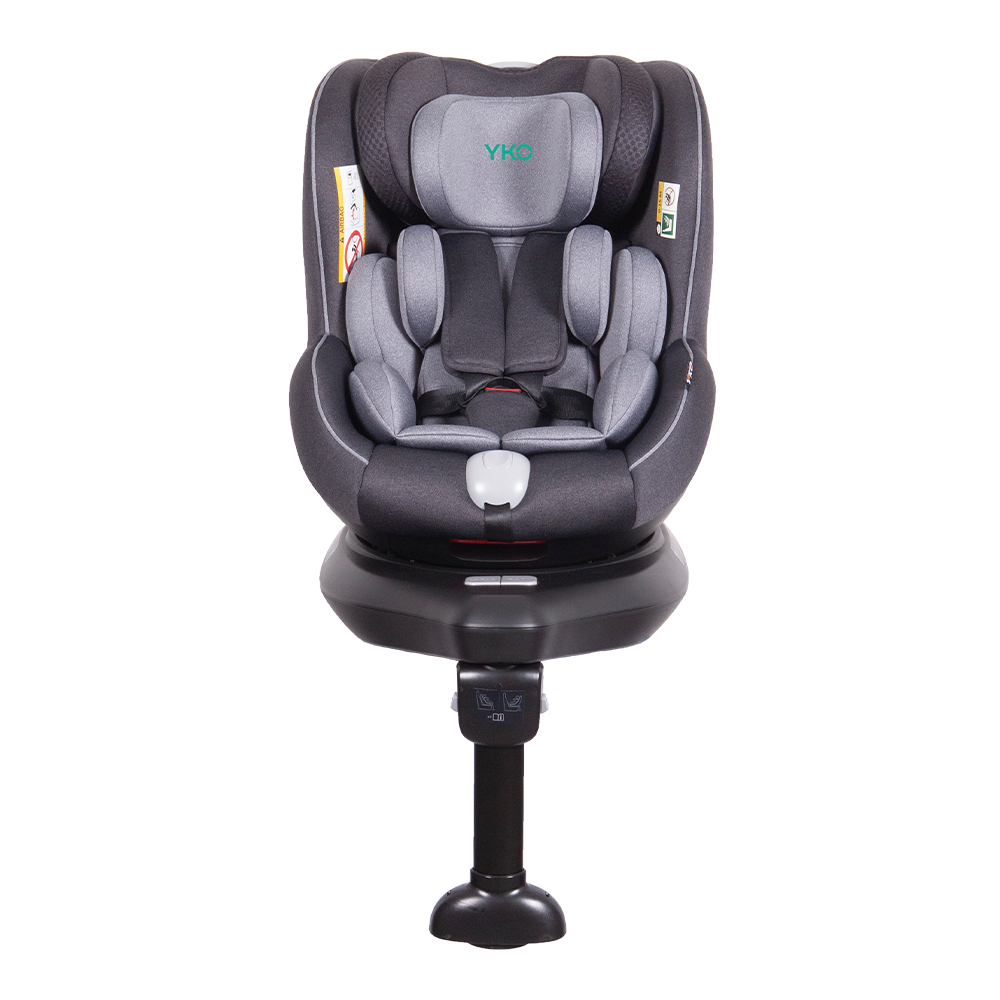 Asiento de coche para niños pequeños con rotación de 360 grados