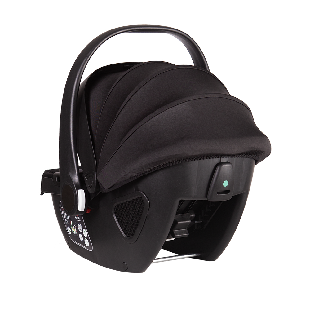Asiento de coche ligero para bebés con capota grande