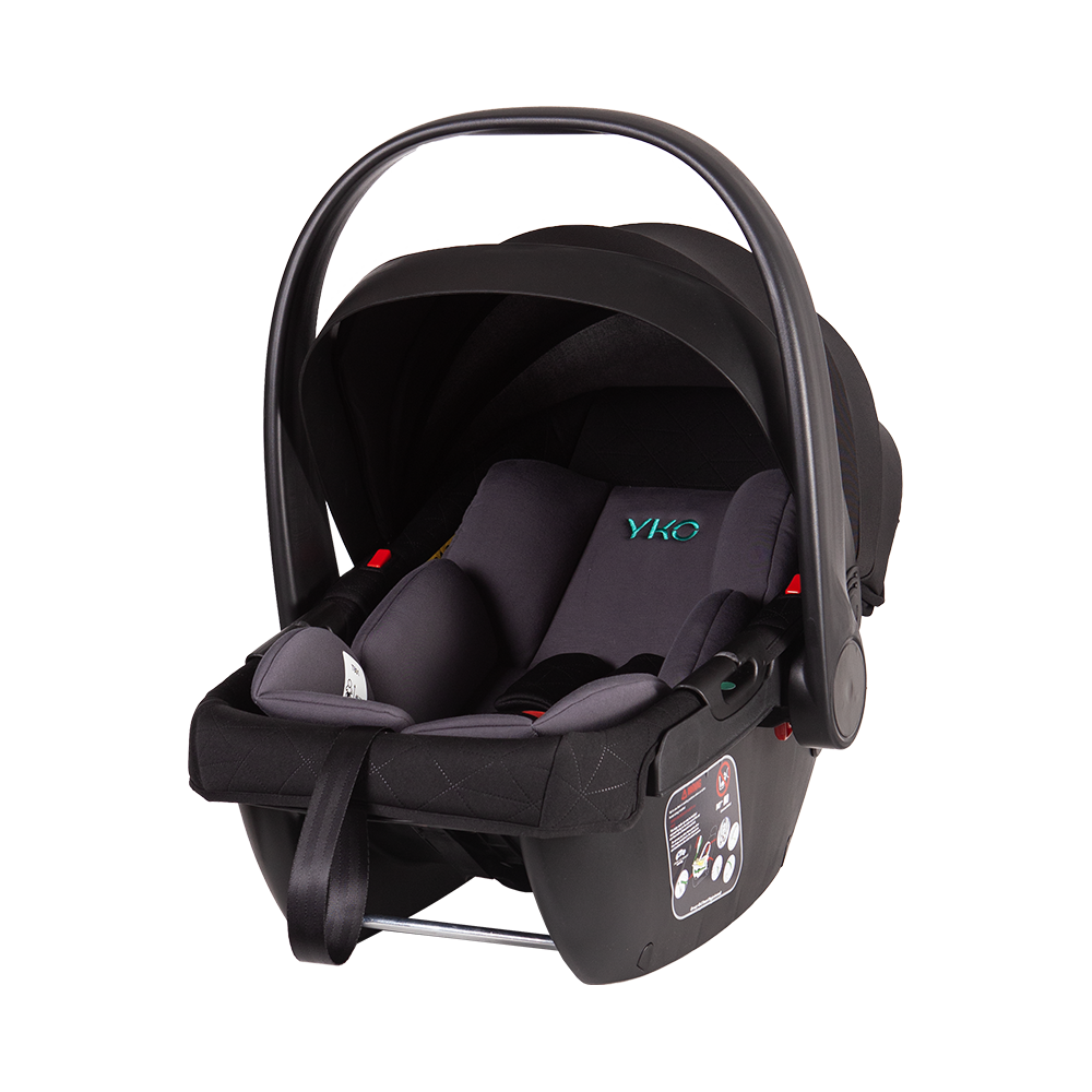 Asiento de coche ligero para bebés con capota grande