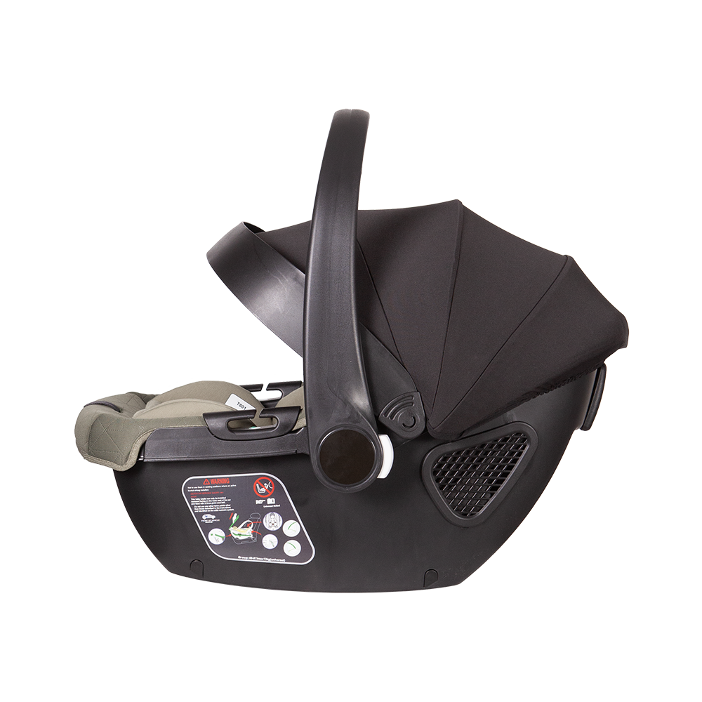 Asiento de coche ligero para bebés con capota grande