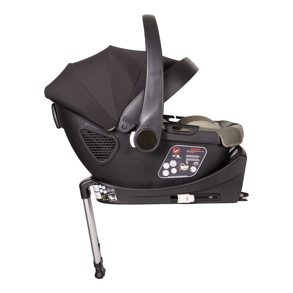 Asiento de coche ligero para bebés con capota grande