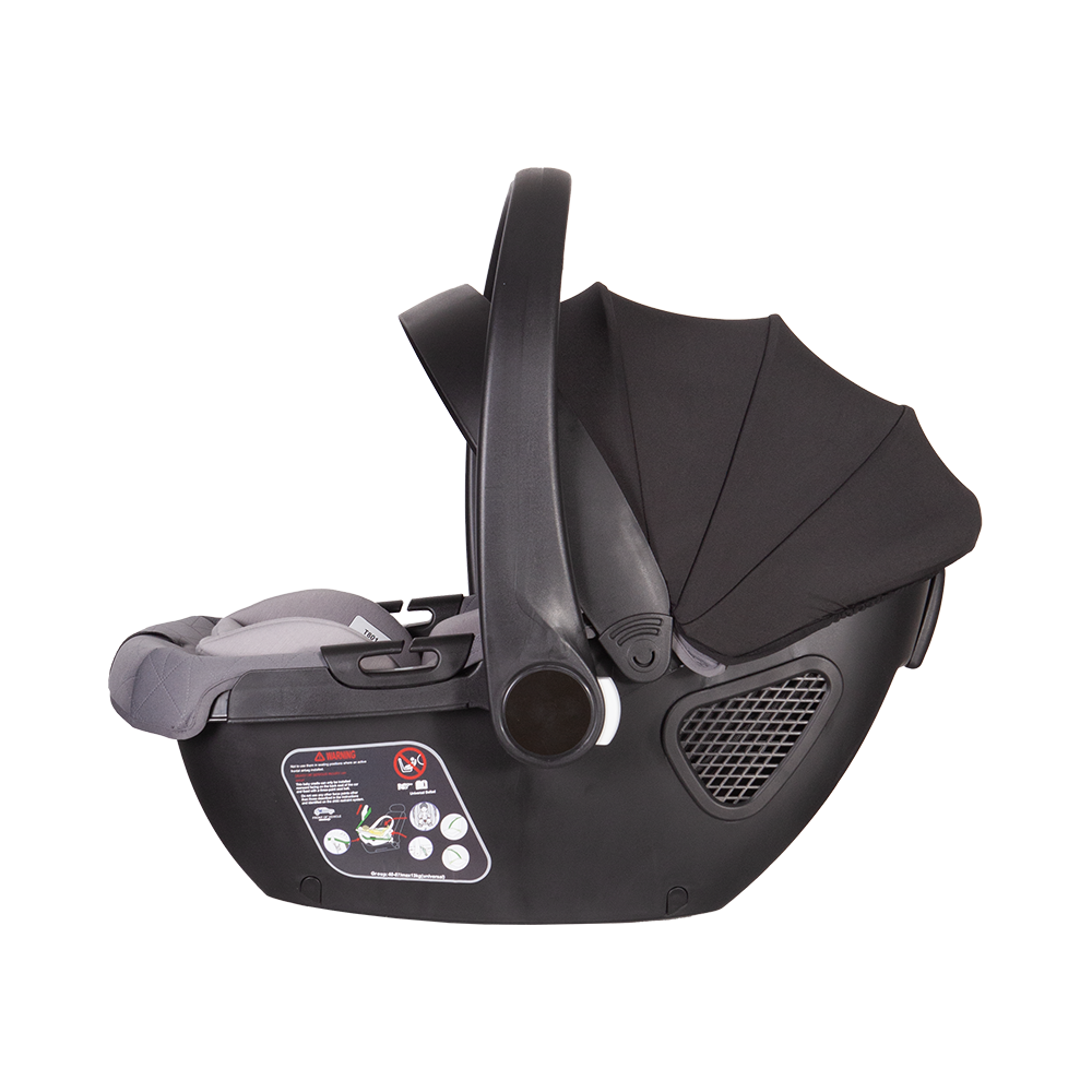 Asiento de coche ligero para bebés con capota grande