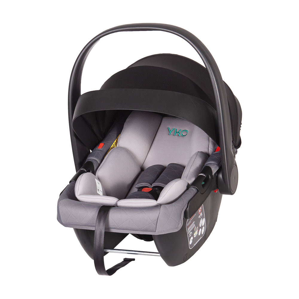 Asiento de coche ligero para bebés con capota grande