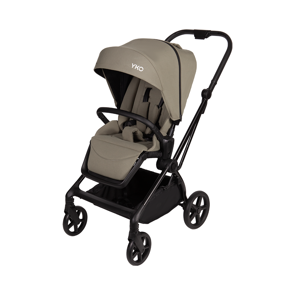 Cochecito reversible para bebés con estructura de aluminio 3 en 1