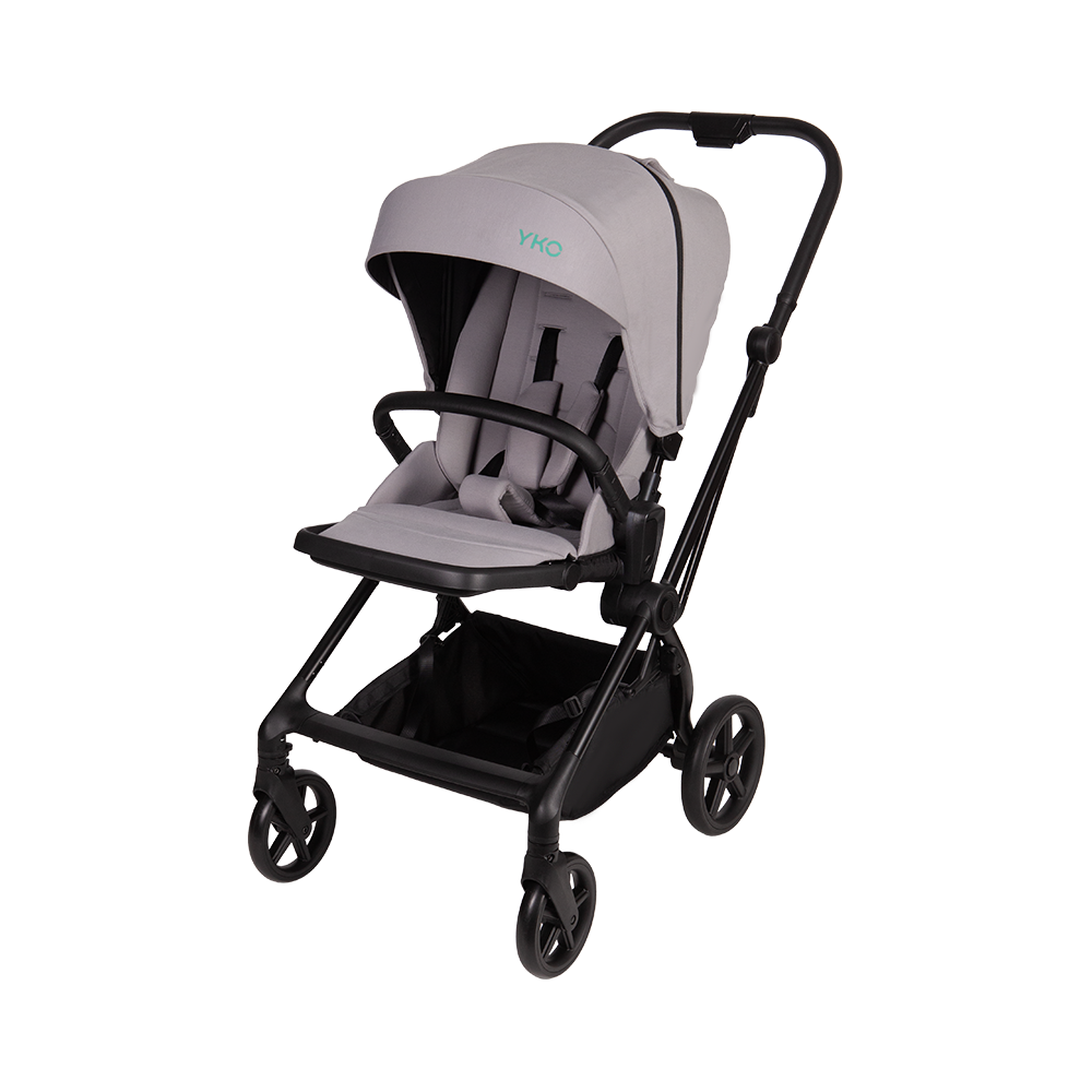 Cochecito reversible para bebés con estructura de aluminio 3 en 1