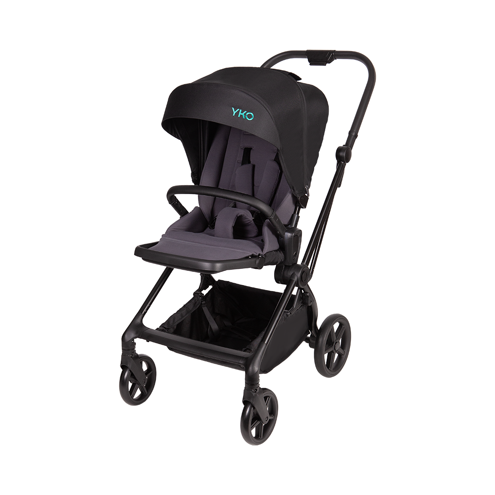 Cochecito reversible para bebés con estructura de aluminio 3 en 1