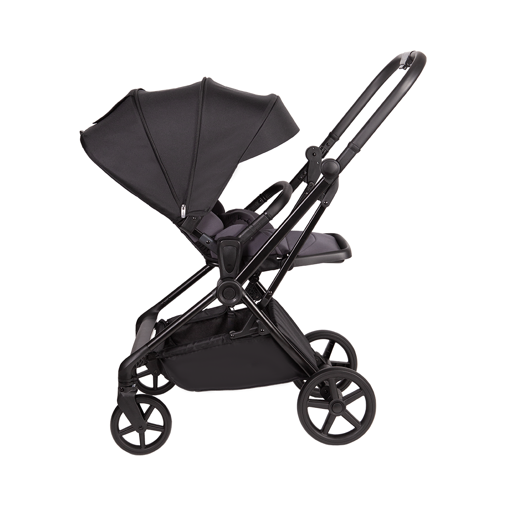 Cochecito reversible para bebés con estructura de aluminio 3 en 1