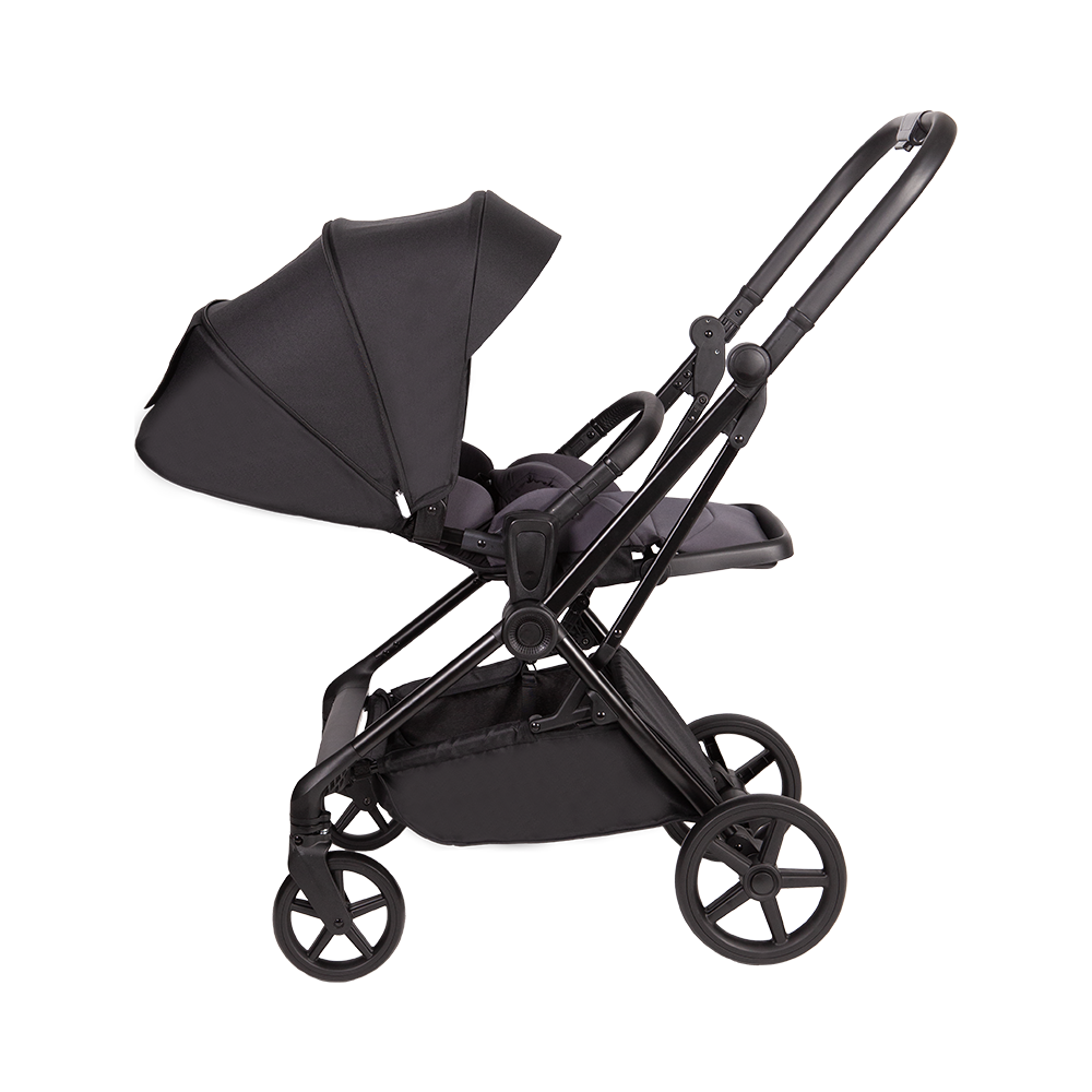 Cochecito reversible para bebés con estructura de aluminio 3 en 1