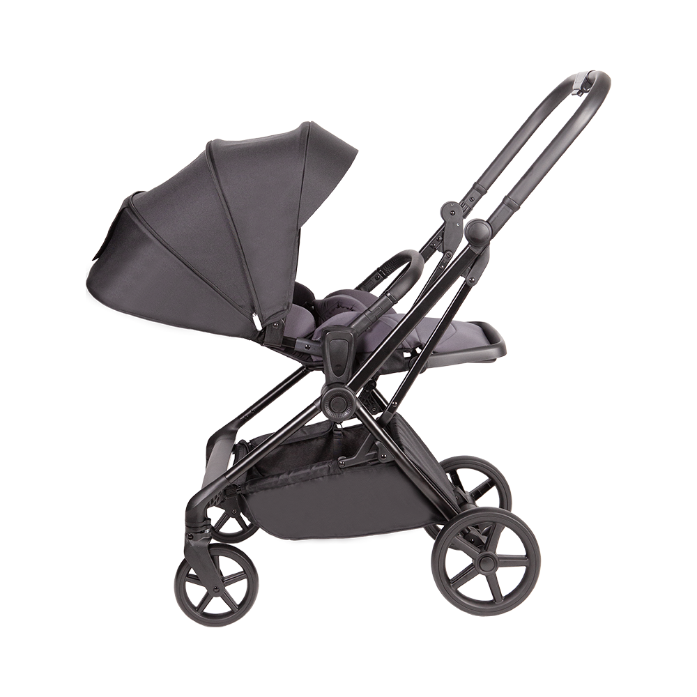 Cochecito reversible para bebés con estructura de aluminio 3 en 1