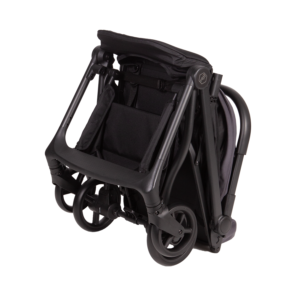 Cochecito plegable para bebés multifuncional de diseño ultracompacto