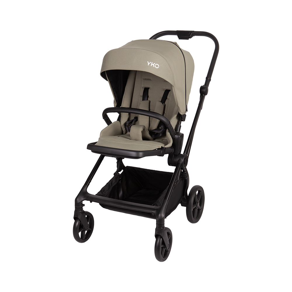 Cochecito reversible para bebés con estructura de aluminio 3 en 1
