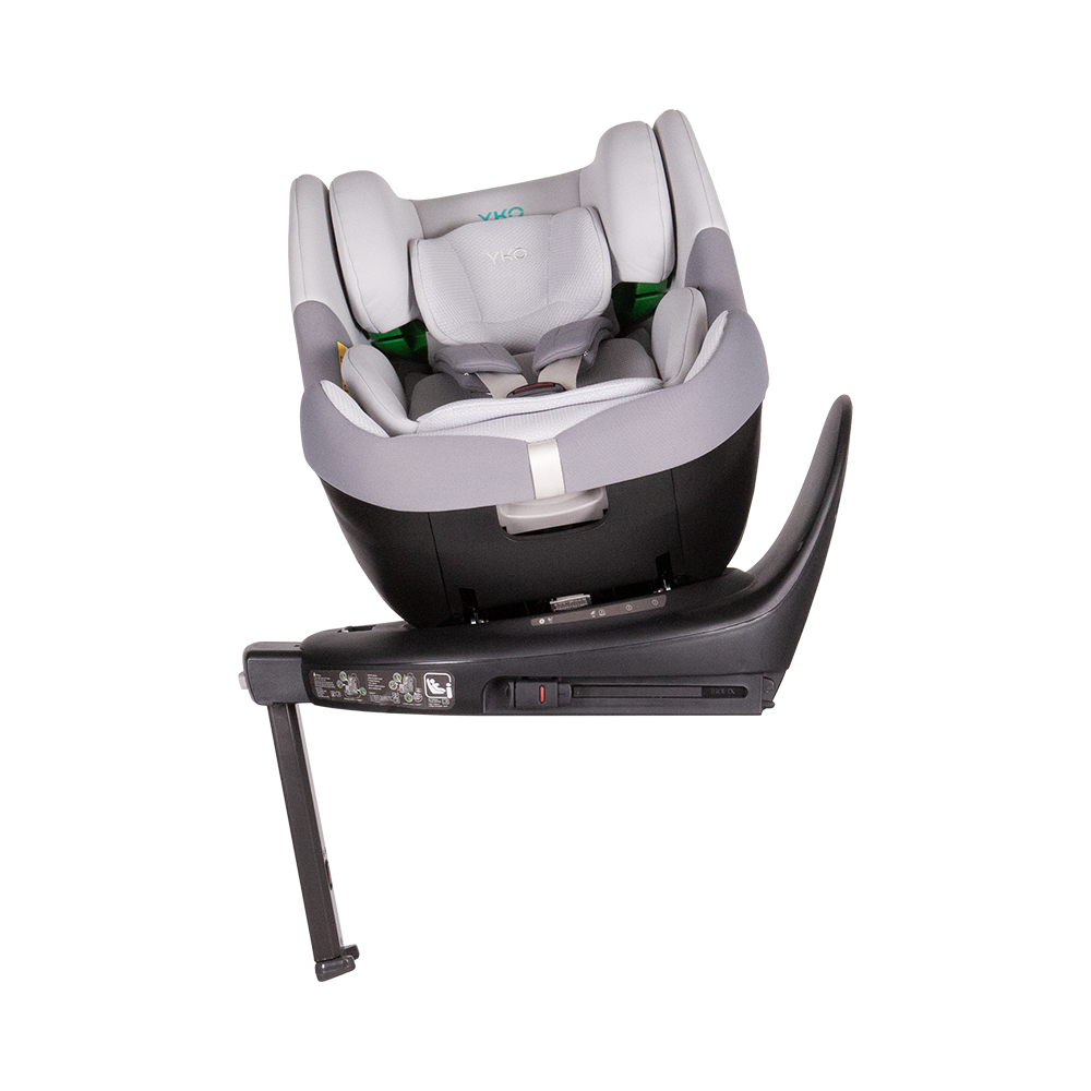 Asiento de coche convertible para niños pequeños orientado hacia atrás