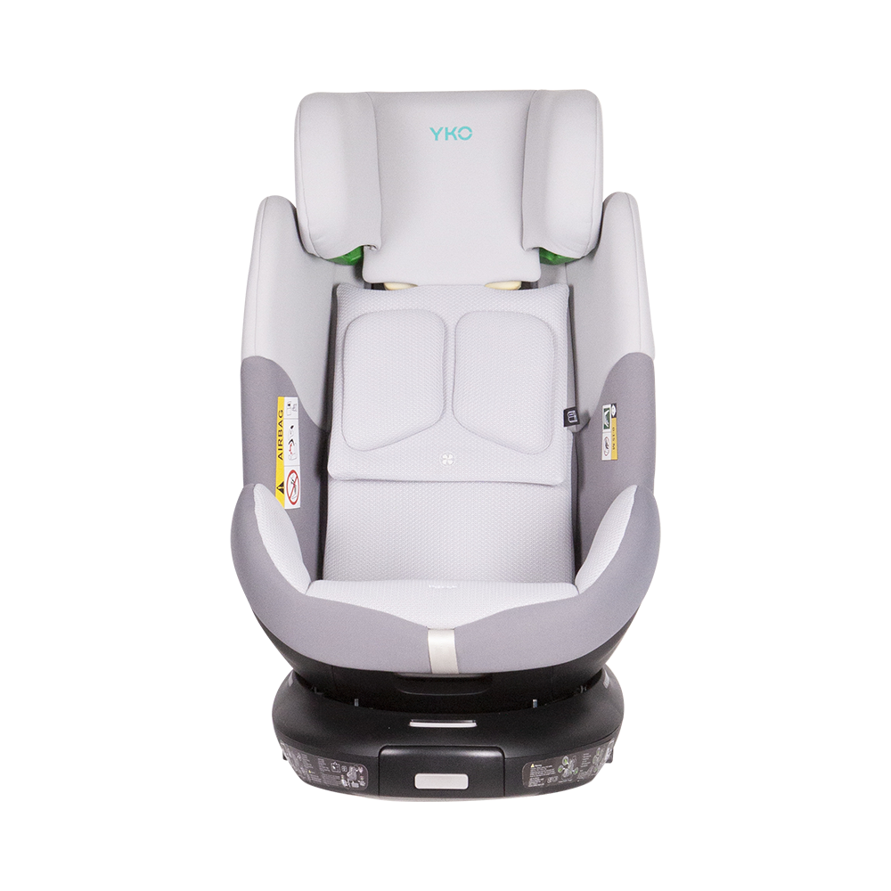 Asiento de coche convertible para niños pequeños orientado hacia atrás