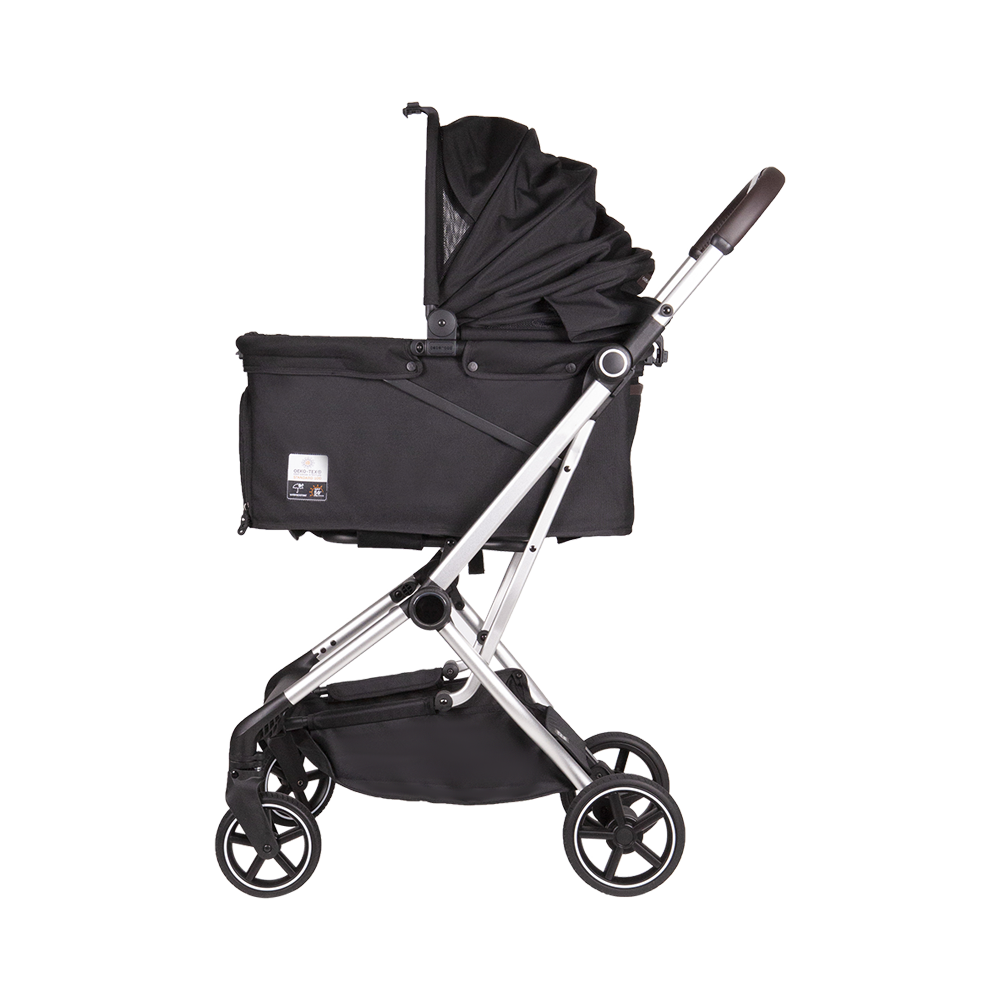 Cochecito plegable para bebés multifuncional de diseño ultracompacto