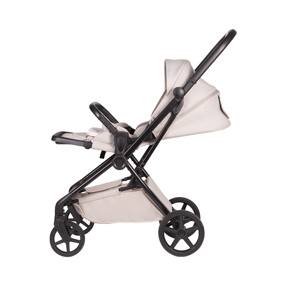 Cochecito reversible para bebés con estructura de aluminio 3 en 1