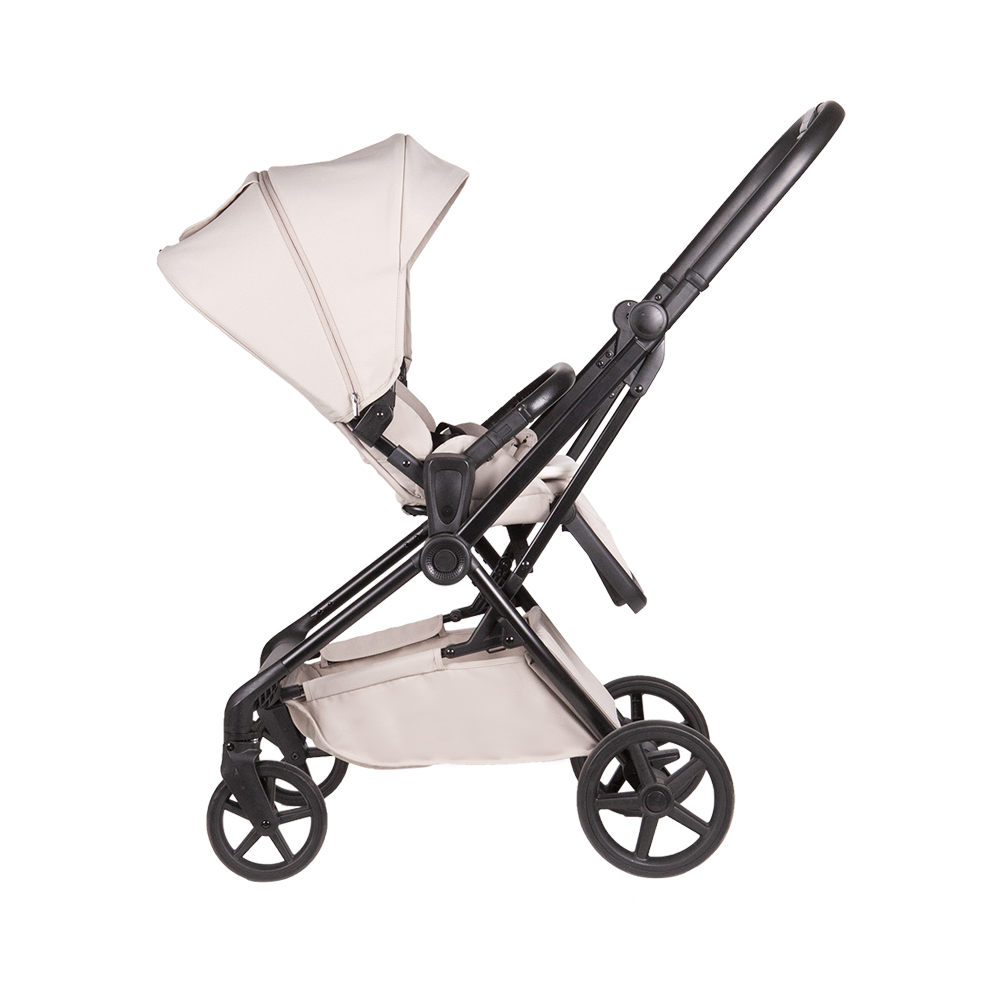 Cochecito reversible para bebés con estructura de aluminio 3 en 1